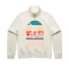 Women Stencil Half Zip Hood Thumbnail