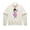 Women Stencil Half Zip Hood Thumbnail