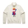 Women Stencil Half Zip Hood Thumbnail
