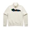 Women Stencil Half Zip Hood Thumbnail