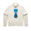Women Stencil Half Zip Hood Thumbnail