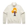 Women Stencil Half Zip Hood Thumbnail