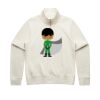 Women Stencil Half Zip Hood Thumbnail