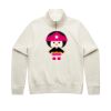 Women Stencil Half Zip Hood Thumbnail