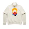 Women Stencil Half Zip Hood Thumbnail