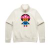 Women Stencil Half Zip Hood Thumbnail
