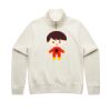 Women Stencil Half Zip Hood Thumbnail