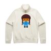 Women Stencil Half Zip Hood Thumbnail