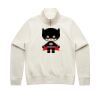 Women Stencil Half Zip Hood Thumbnail