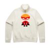 Women Stencil Half Zip Hood Thumbnail