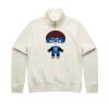 Women Stencil Half Zip Hood Thumbnail
