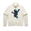 Women Stencil Half Zip Hood Thumbnail