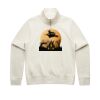 Women Stencil Half Zip Hood Thumbnail